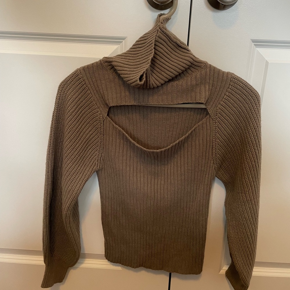 Open front sweater
